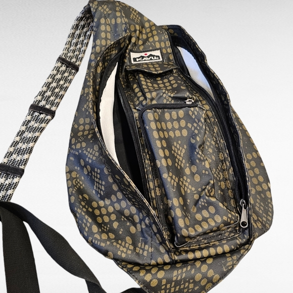 KAVU Sling Ropette Backpack Python Pattern - Picture 5 of 14